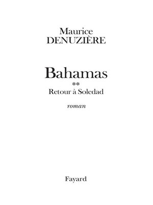 cover image of Bahamas, tome 2